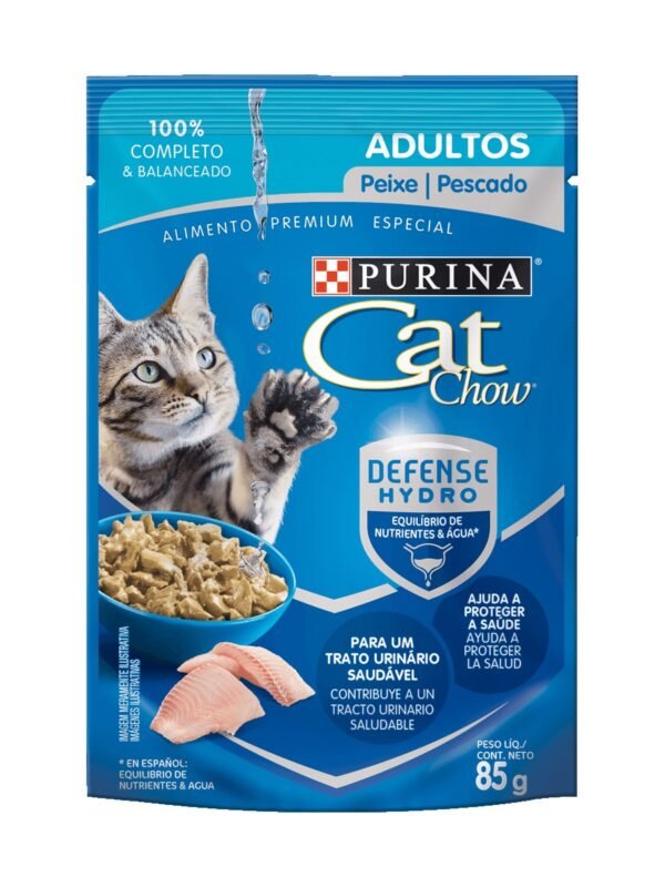 CAT CHOW  ADULTOS PESCADO 85GR