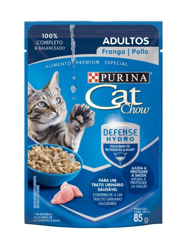 CAT CHOW  ADULTOS POLLO 85GR