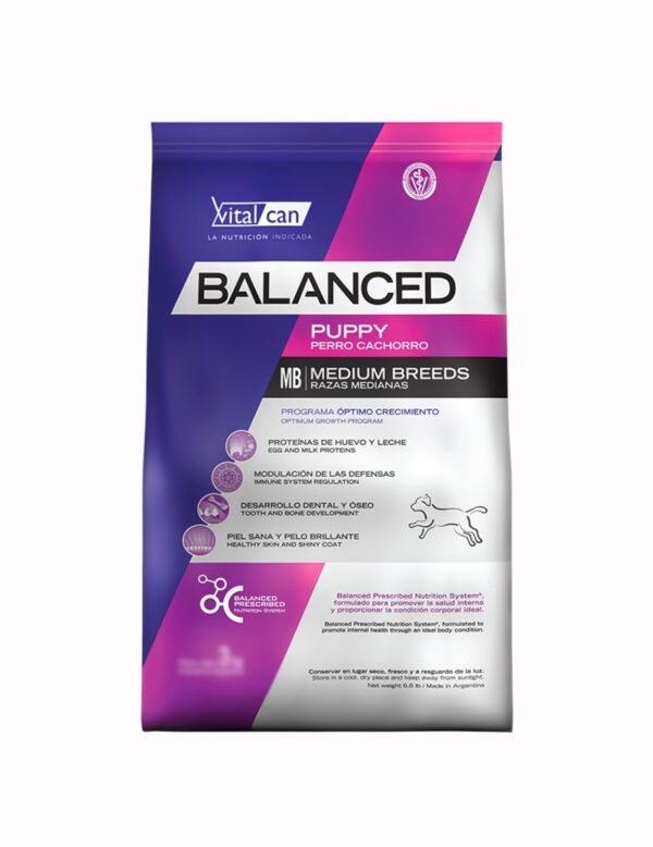 VITALCAN BALANCED DOG CACHORRO RAZA GRANDE